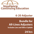 24 hrs 2026 Complete CE Bundle for 6-20 All-Lines Adjusters